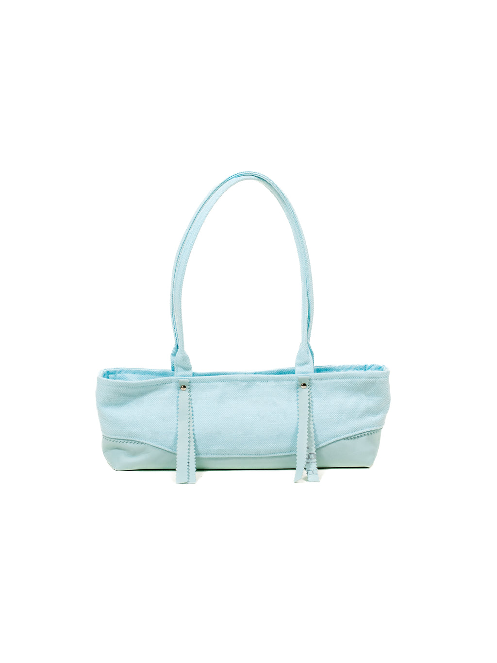 Canvas leather shoulder bag 2