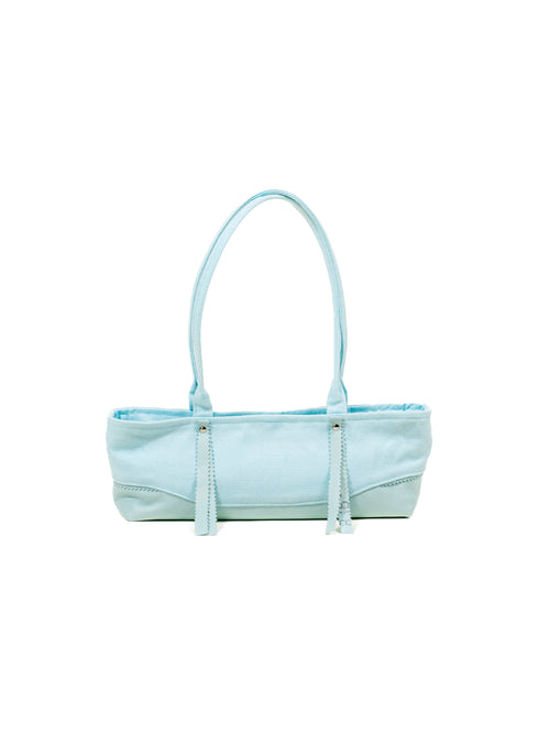 Canvas leather shoulder bag 2