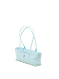 Canvas leather shoulder bag 1