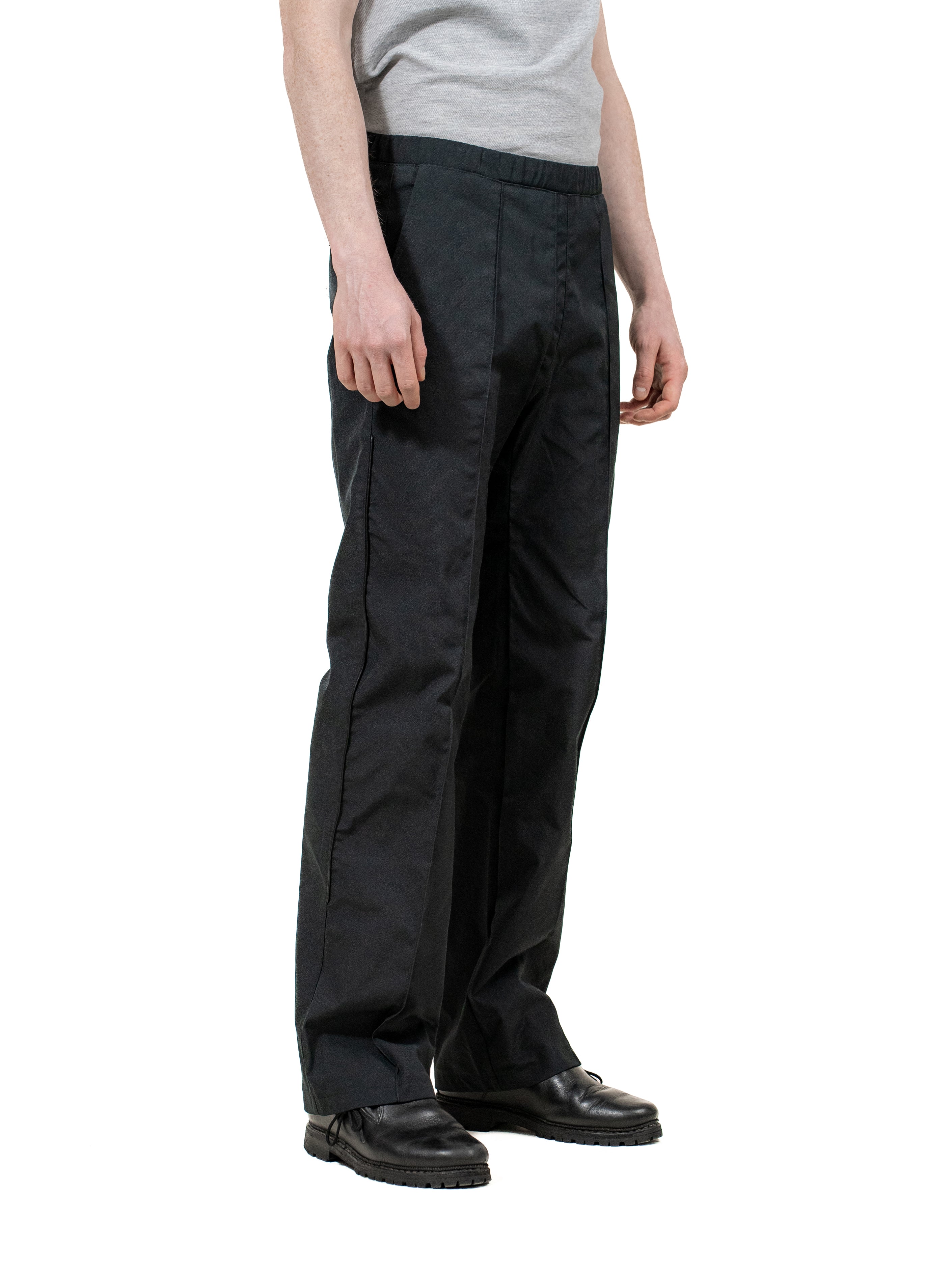 Straight Black trouser with cross detail