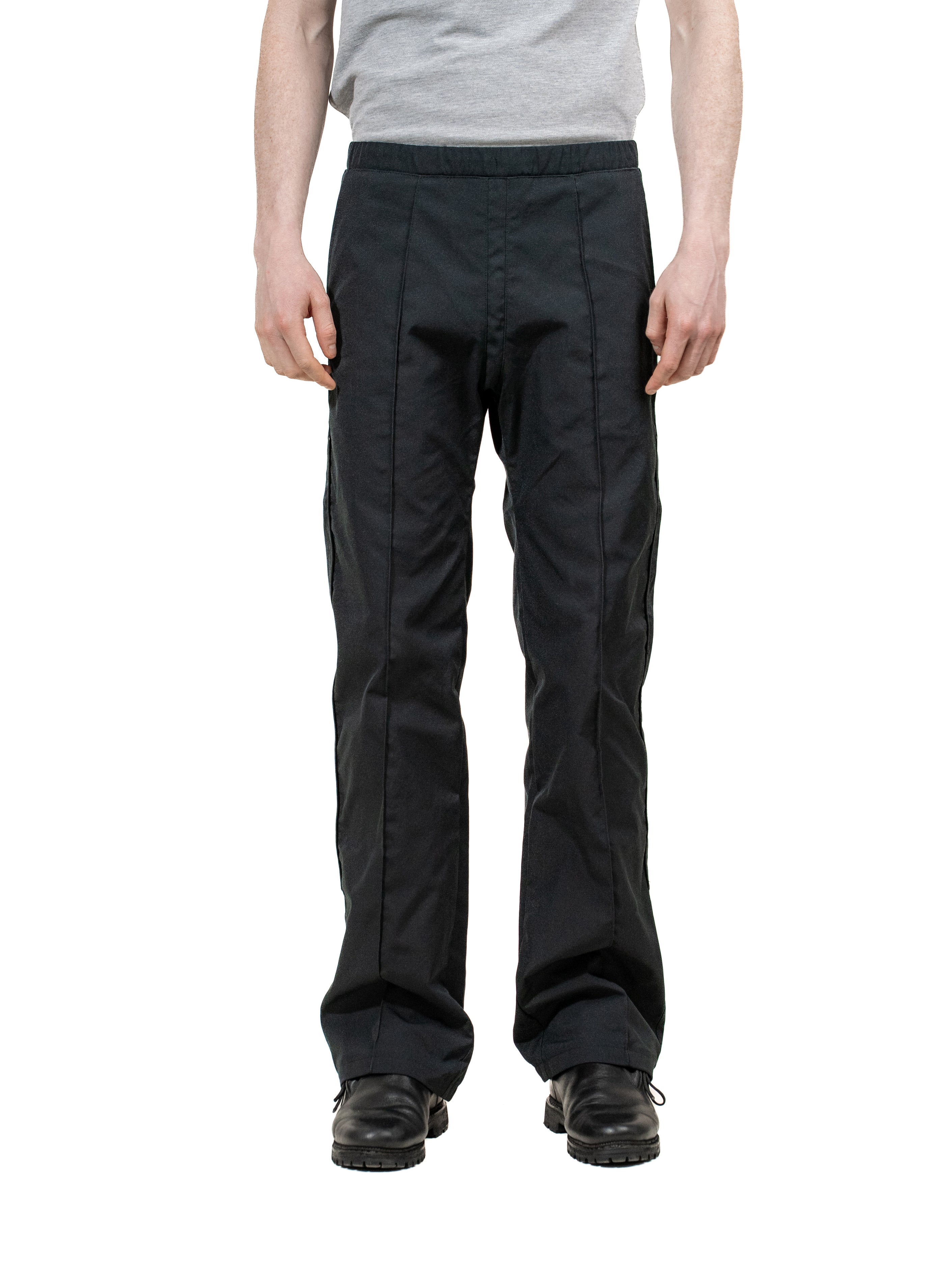 Straight Black trouser with cross detail