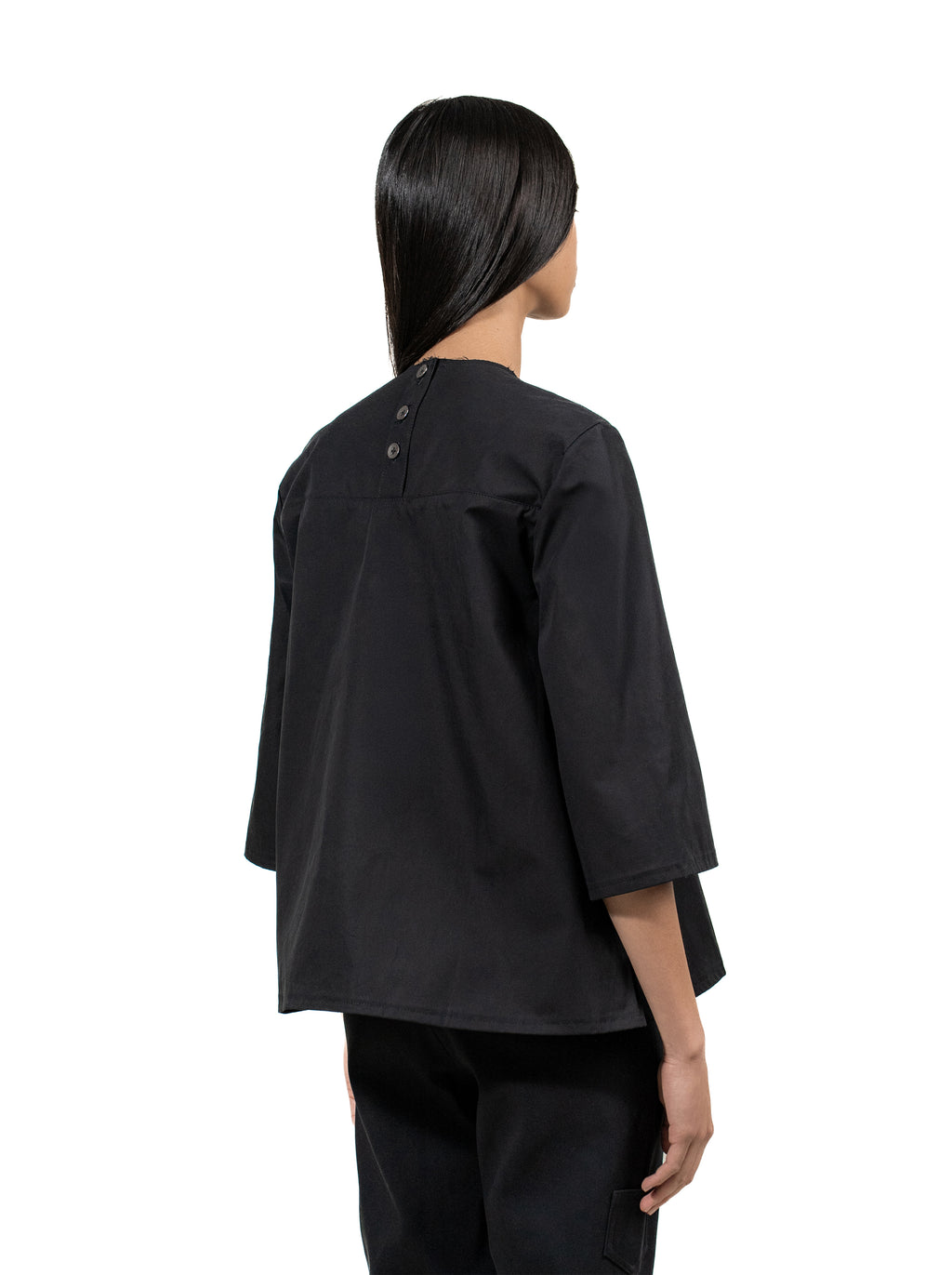 Wide blouse with Harnes Print.