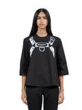 Wide blouse with Harnes Print.